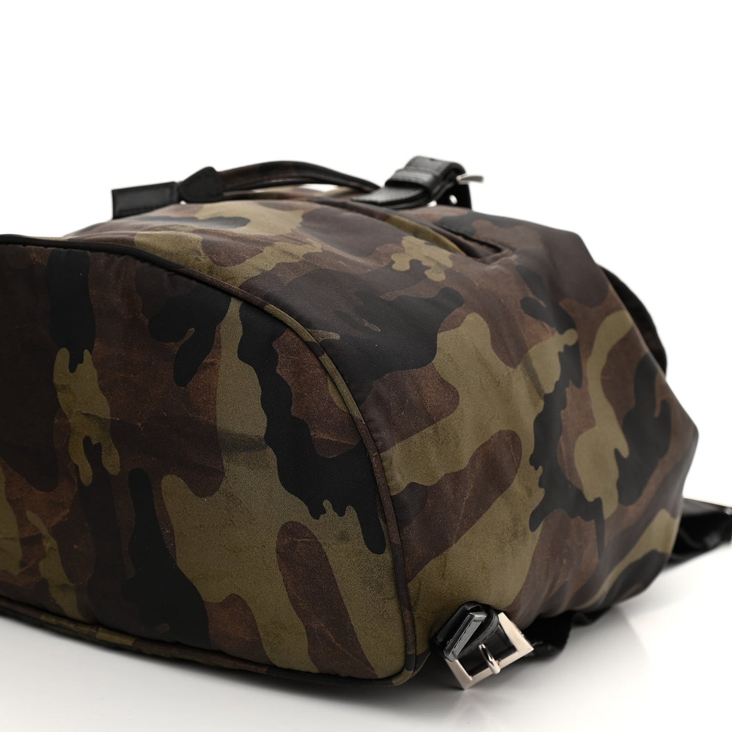 Tessuto Nylon Camouflage Print Cinch Backpack Mimetico