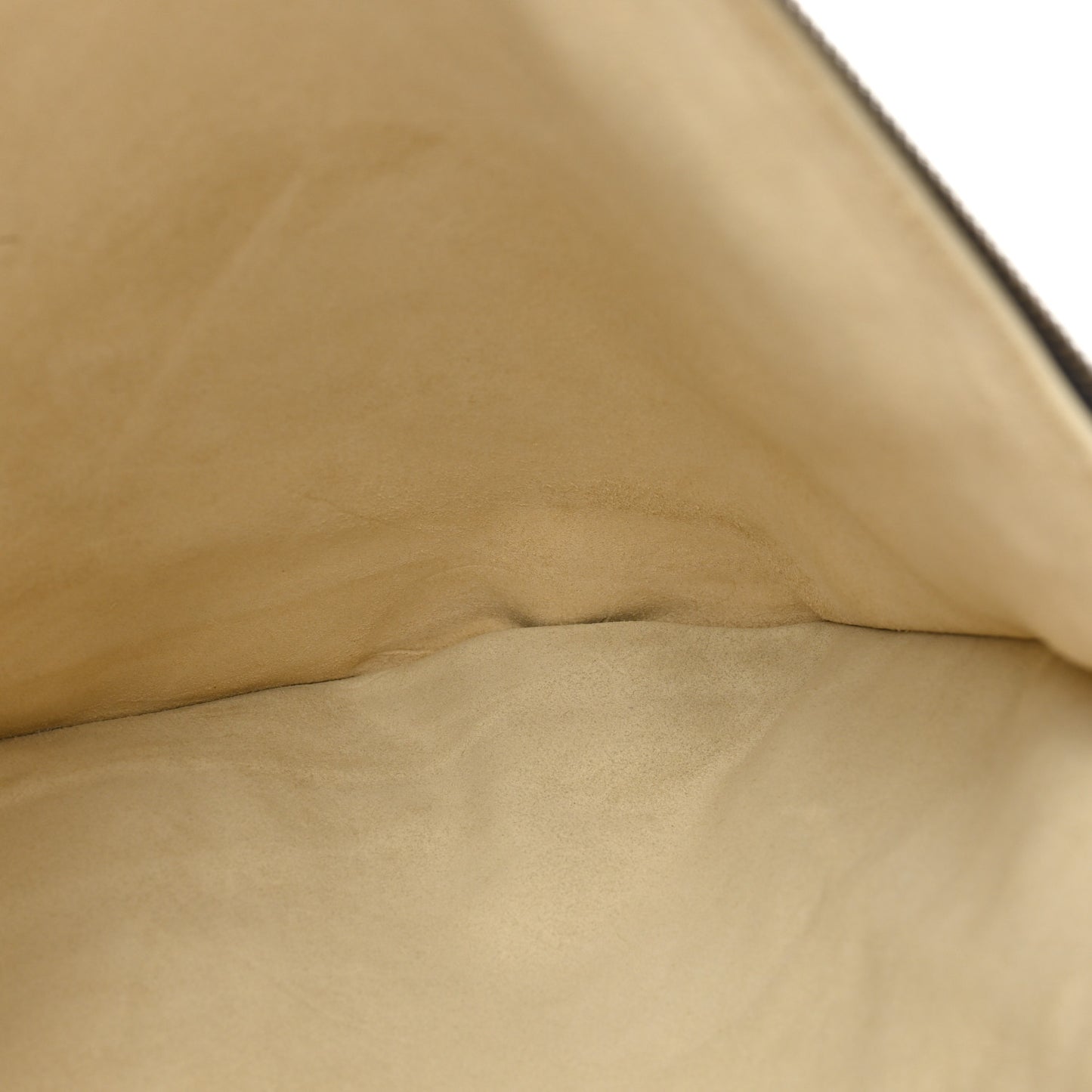 Lambskin Soft Trio Zipped Bag Vanilla