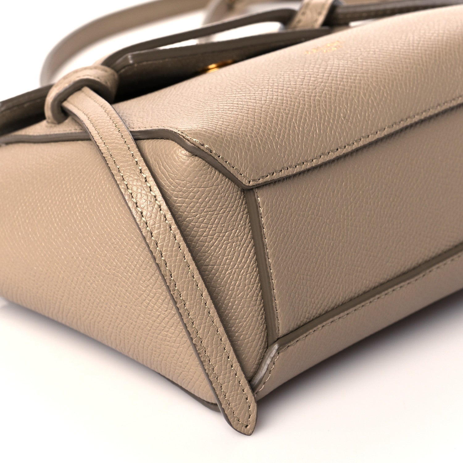 Celine Grained Calfskin Pico Belt Bag Light Taupe 8 of 10