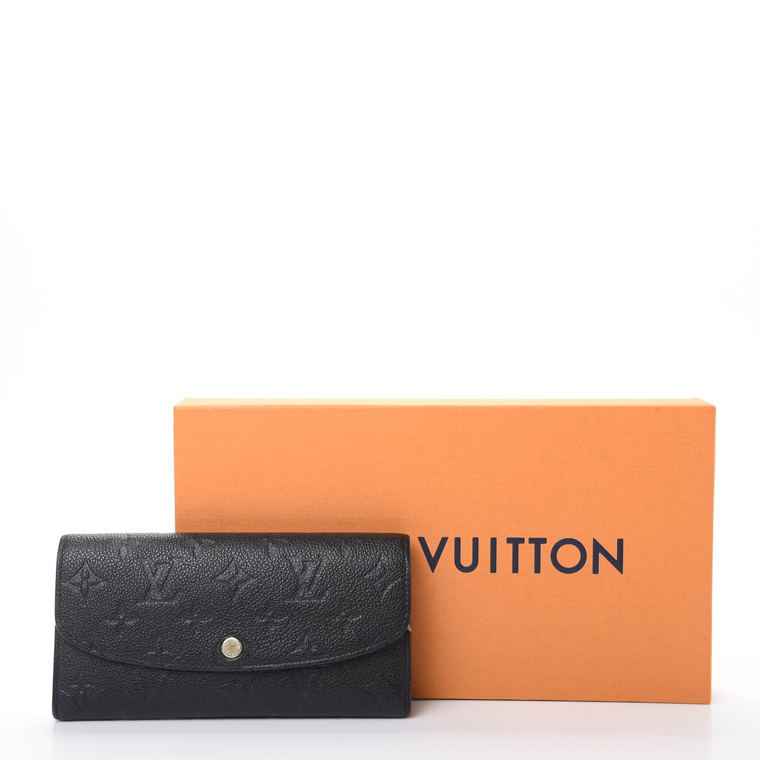 Louis Vuitton Empreinte Emilie Wallet Black Dune 9 of 9