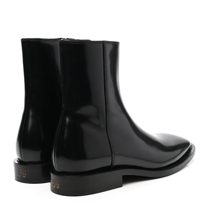 Balenciaga Polished Calfskin Rim Boots 39 Black 4 of 9