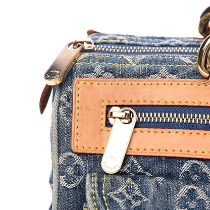 Louis Vuitton Monogram Denim Neo Speedy Blue 15 of 24