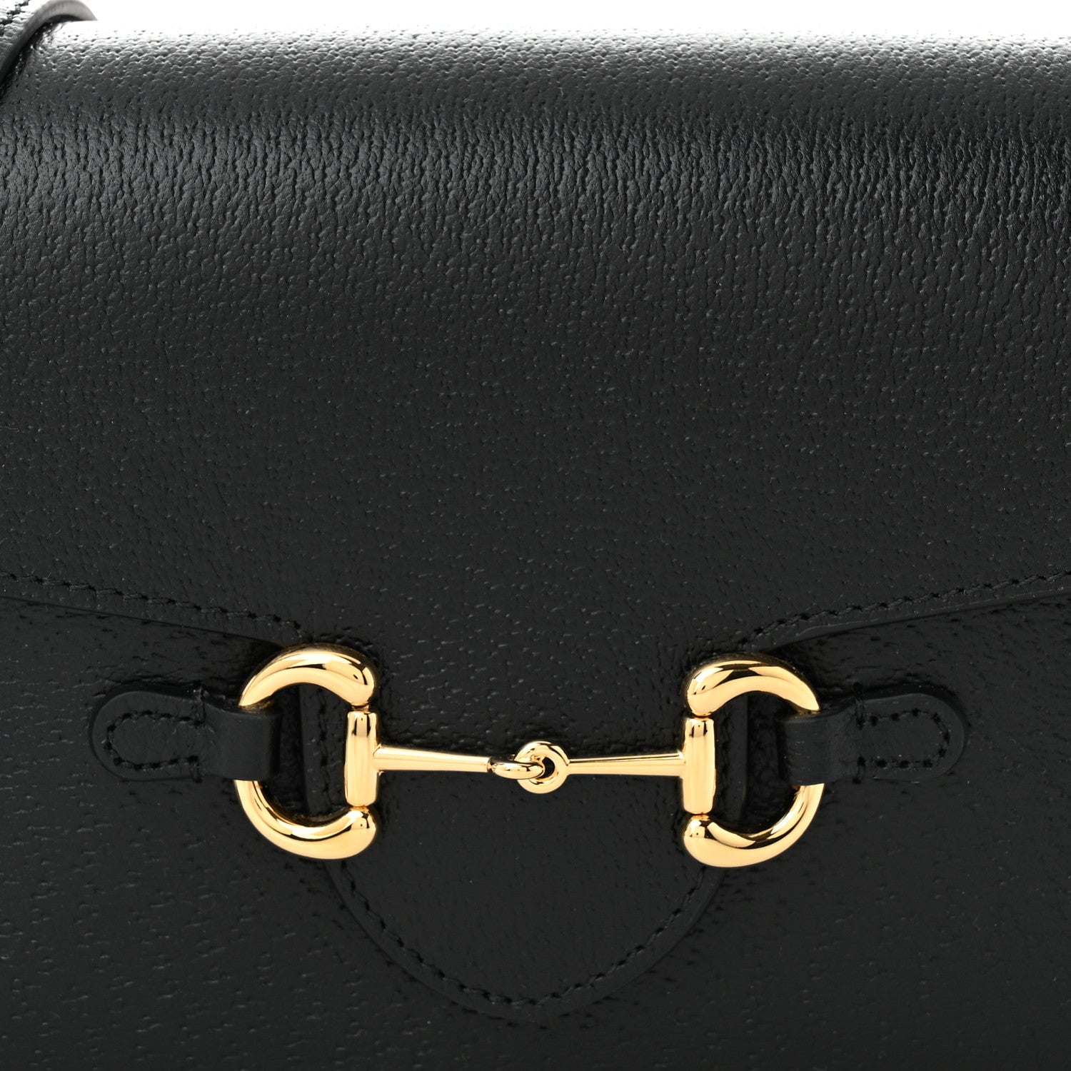 Gucci Calfskin Horsebit 1955 Shoulder Bag Black 8 of 11