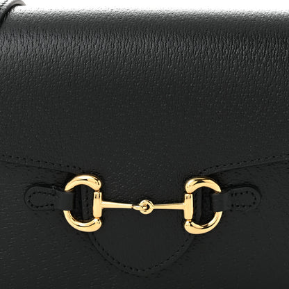 Gucci Calfskin Horsebit 1955 Shoulder Bag Black 8 of 11