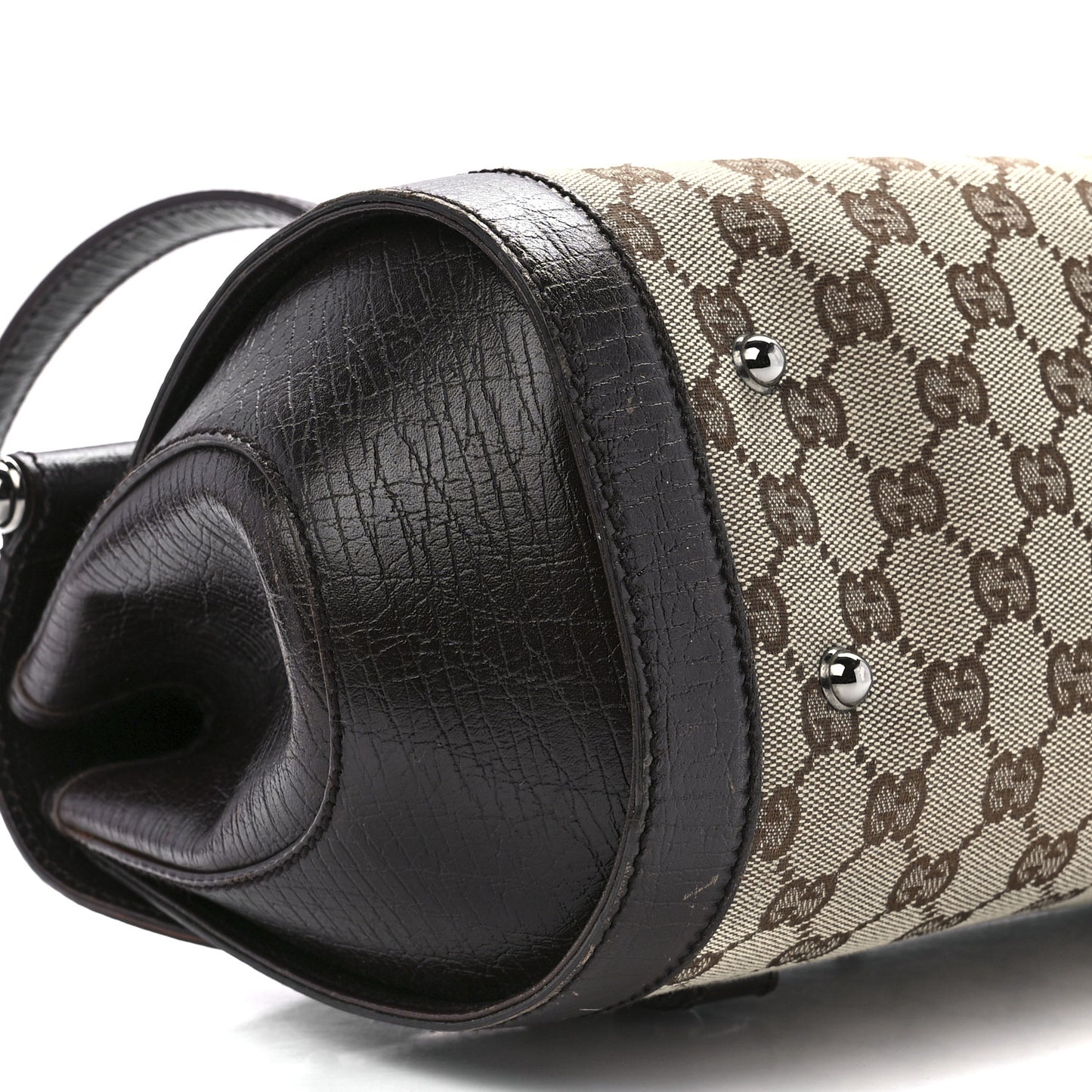 Monogram Bamboo Bullet Bag Dark Brown