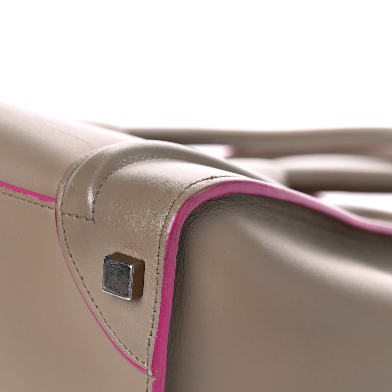Celine Palmelato Calfskin Micro Luggage Beige 8 of 23