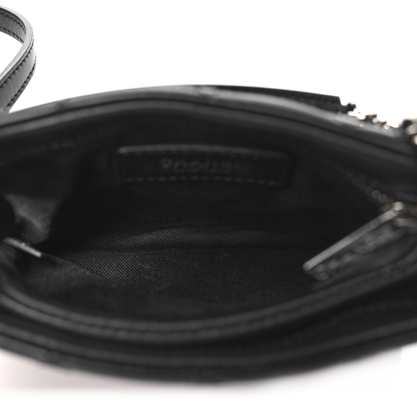 Lambskin Quilted Crossbody Bag Black