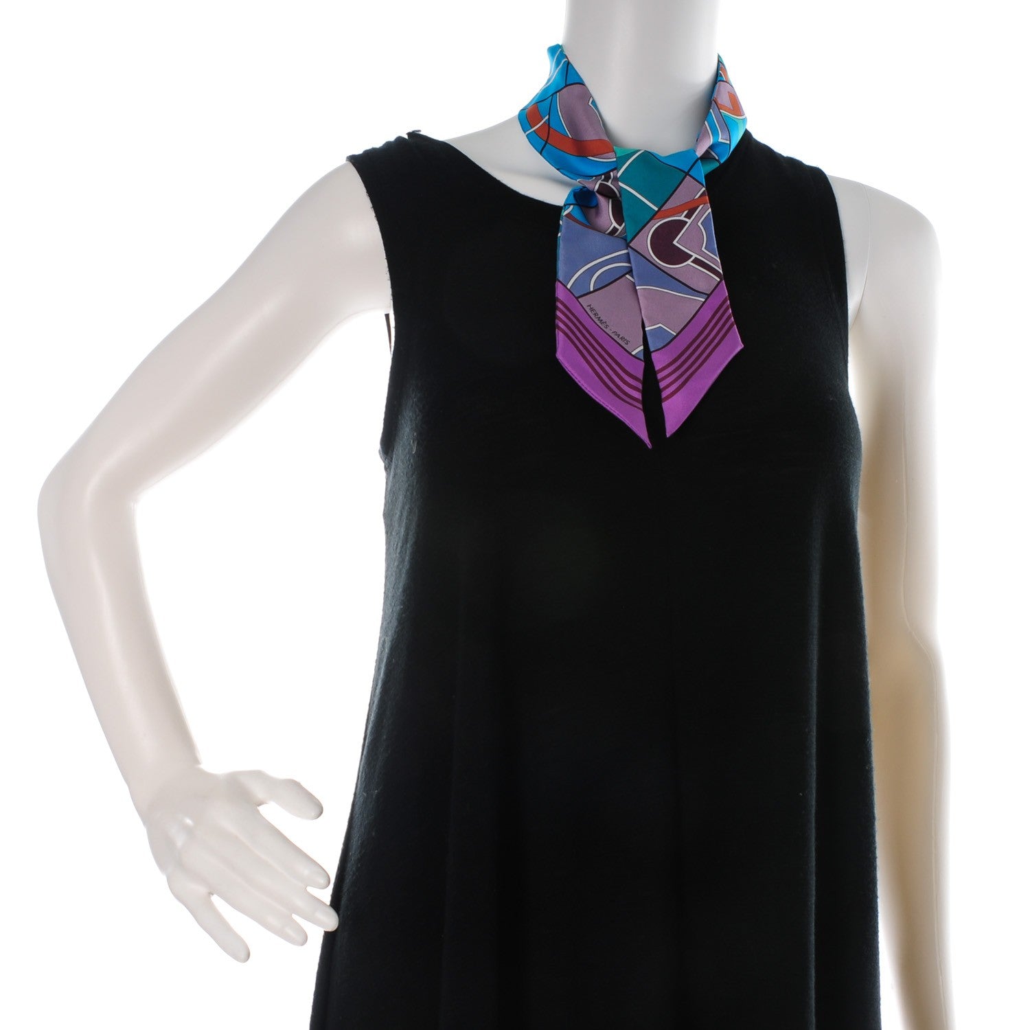 Hermes Silk Sport Twilly Canards Fuchsia Mauve 2 of 5