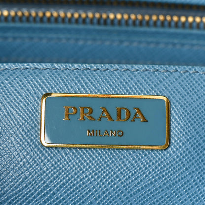 Prada Saffiano Medium Galleria Double Zip Tote Astrale 6 of 9