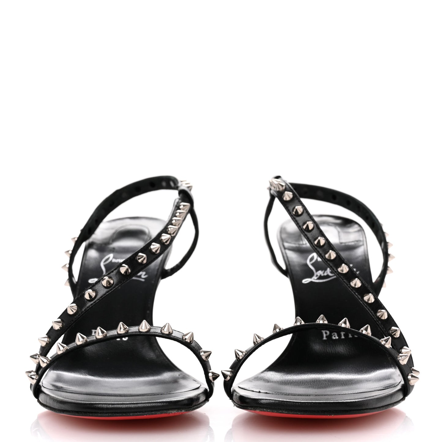 Nappa Rosa Condorapik 85 Spike Sandals 38 Black