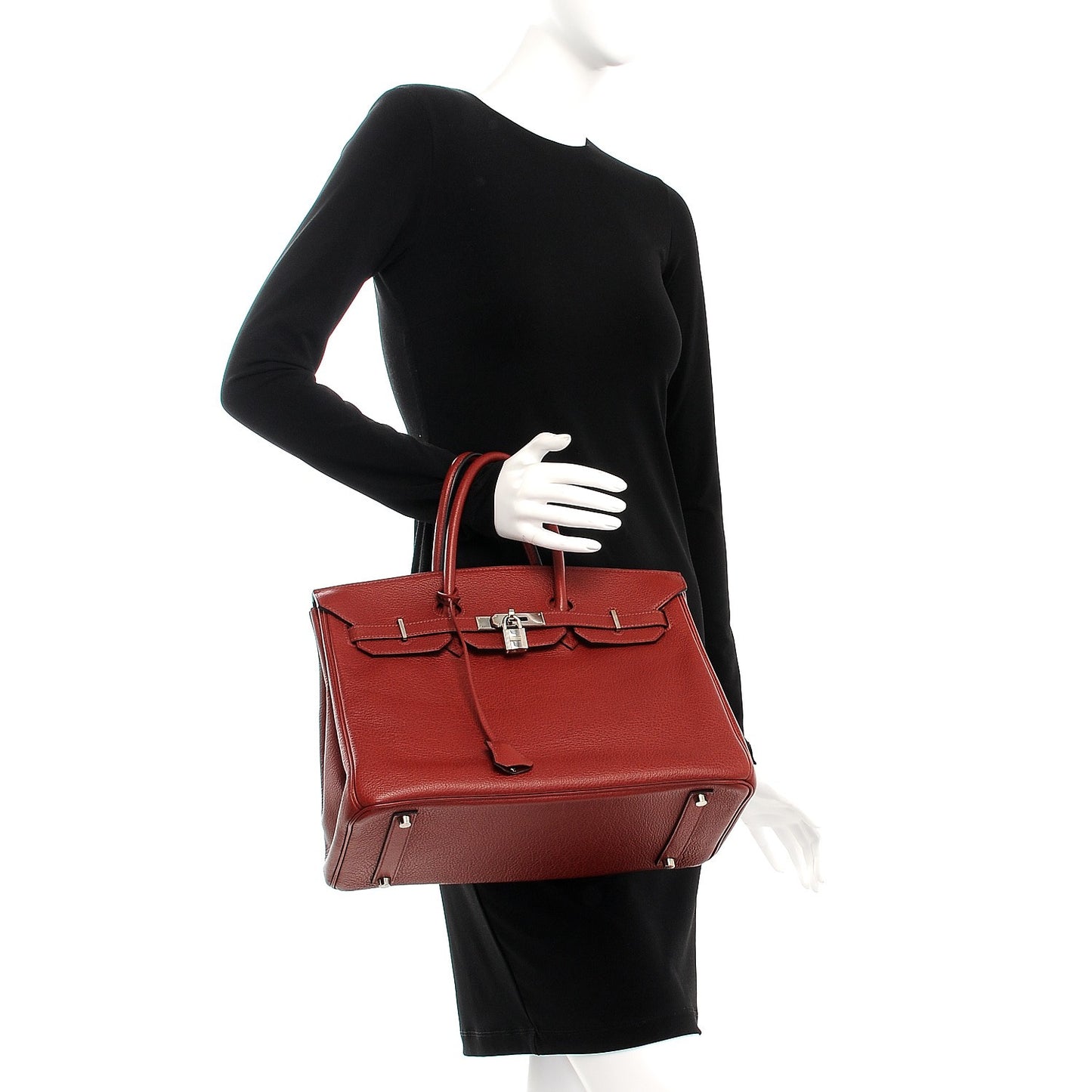 Buffle Skipper Birkin 35 Rouge H