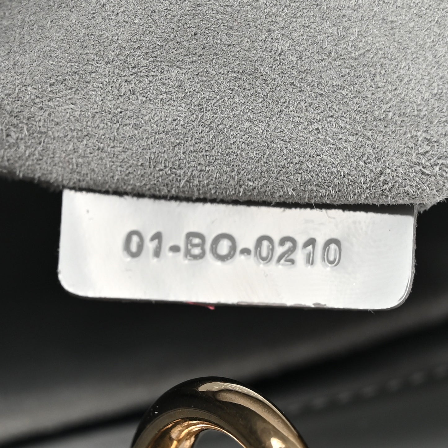 Patent Cannage Large Lady Dior Grey