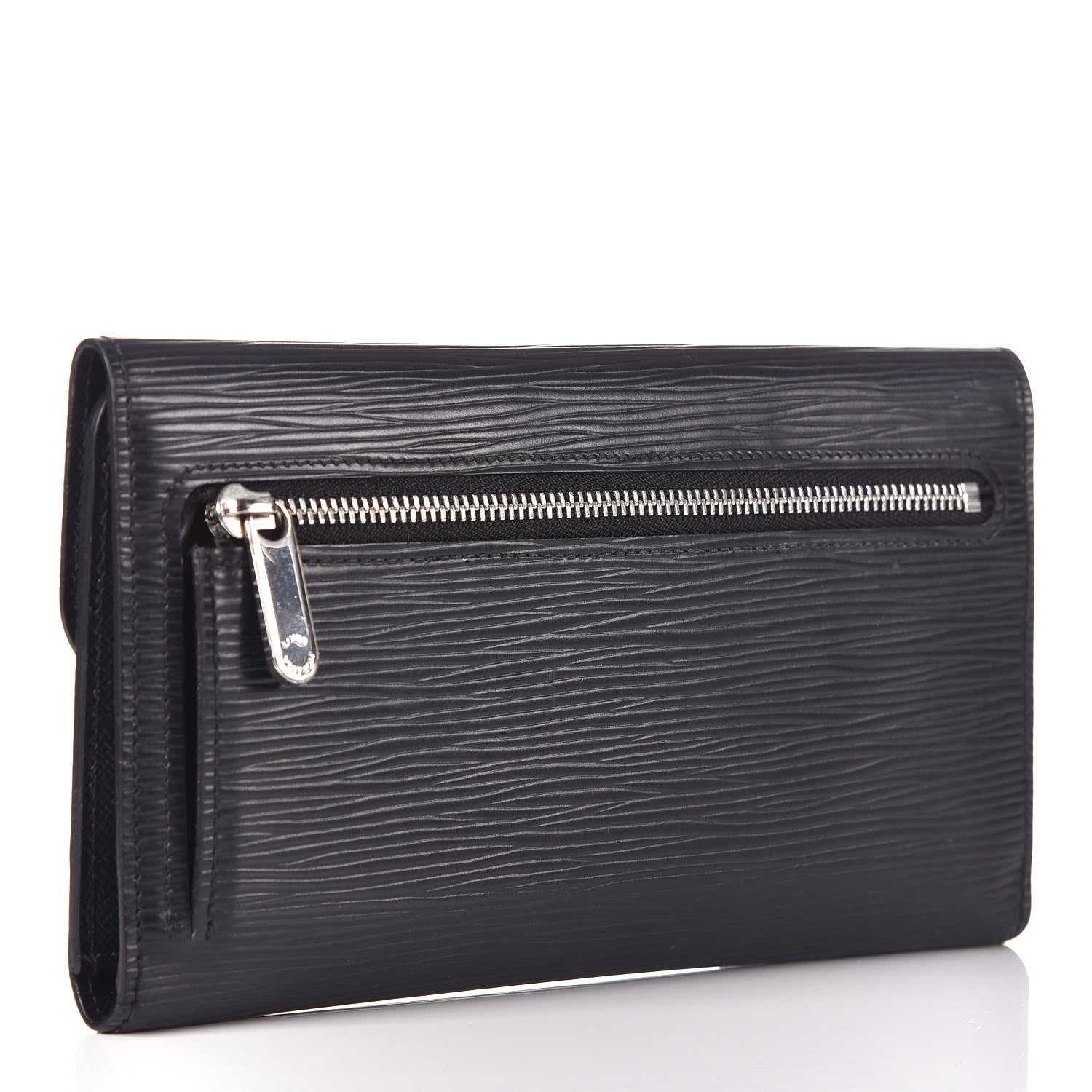 Louis Vuitton Epi Eugenie Wallet Black 3 of 8