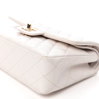 Chanel Caviar Quilted Small Double Flap White 10 of 12