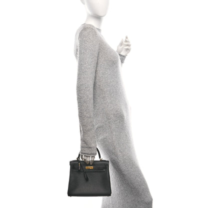 Hermes Togo Lizard Kelly Retourne Touch 25 Black 3 of 11