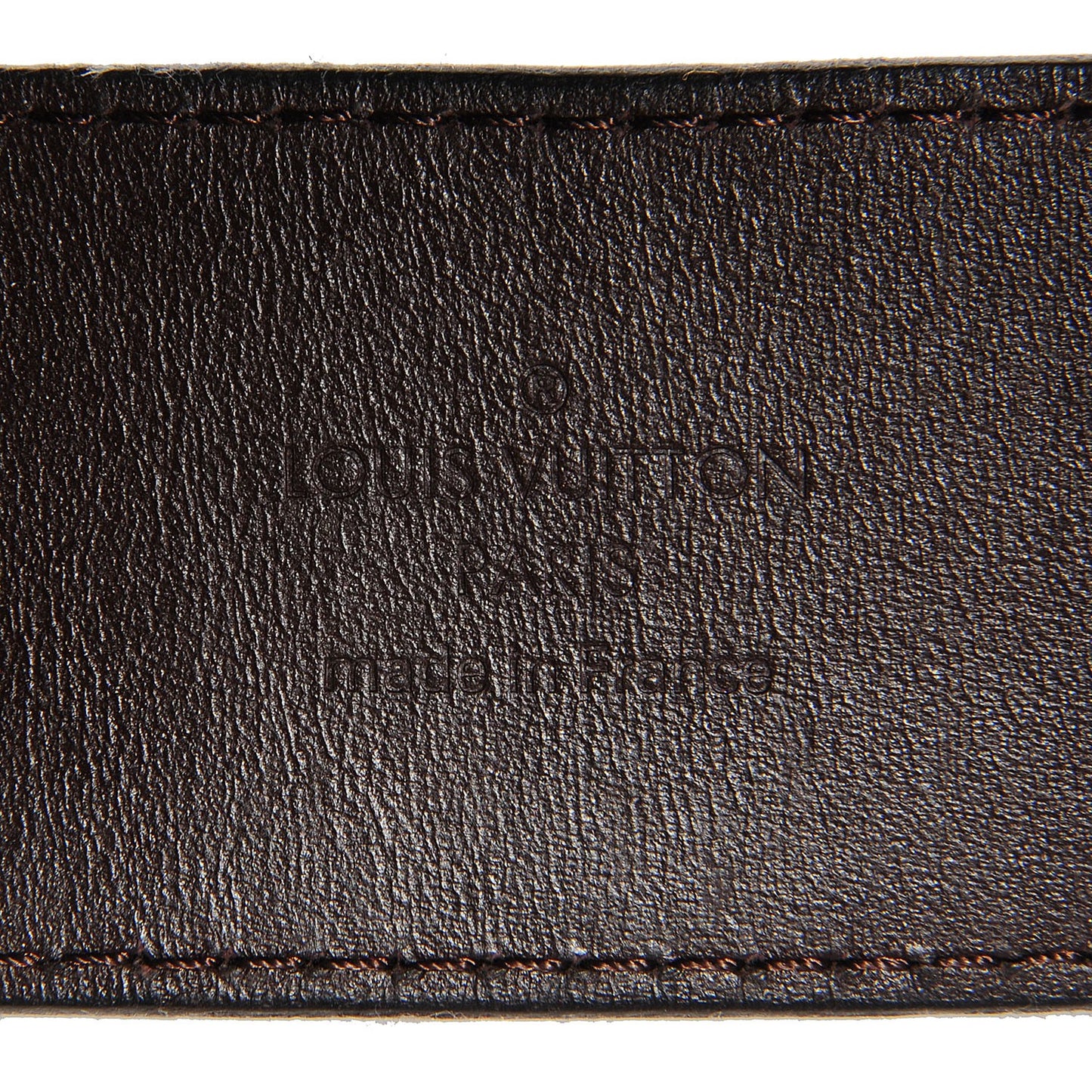 Damier Ebene LV Initiales Belt 100 40