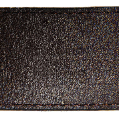 Louis Vuitton Damier Ebene LV Initiales Belt 100 40 4 of 5