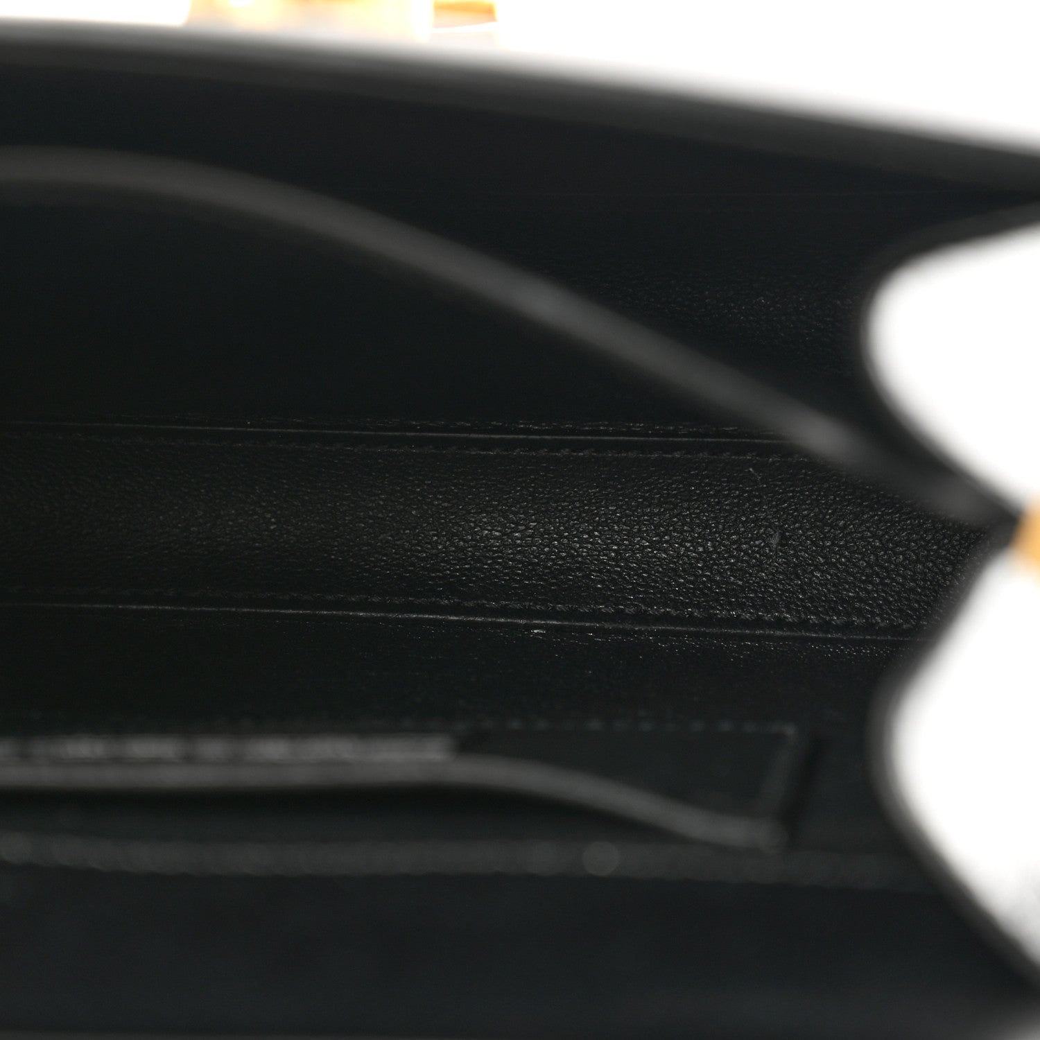 Saint Laurent Calfskin Mini Classic Monogram Cassandra Top Handle Black 6 of 14