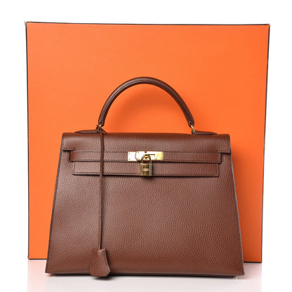 Hermes Ardennes Kelly Sellier 32 Noisette 35 of 35