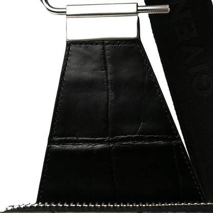 Givenchy Calfskin Crocodile Embossed Antigona U Crossbody Bag Black 11 of 12
