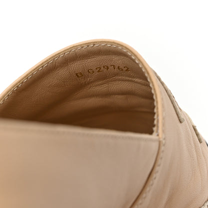 Chanel Lambskin CC Espadrilles 38 Beige Black 8 of 8