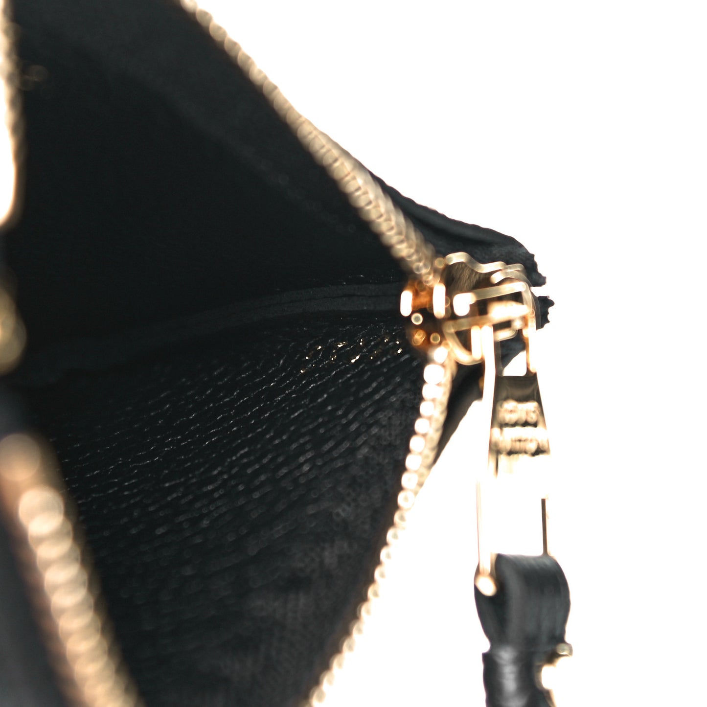 Empreinte Monogram Giant Key Pouch Black Beige