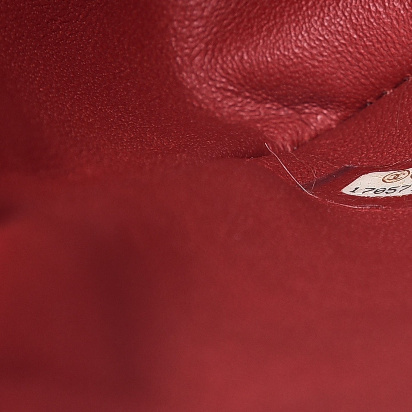 Caviar Quilted Jumbo Double Flap Red