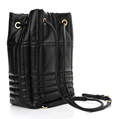 Burberry Lambskin Quilted Medium Lola Backpack Black 3 of 9