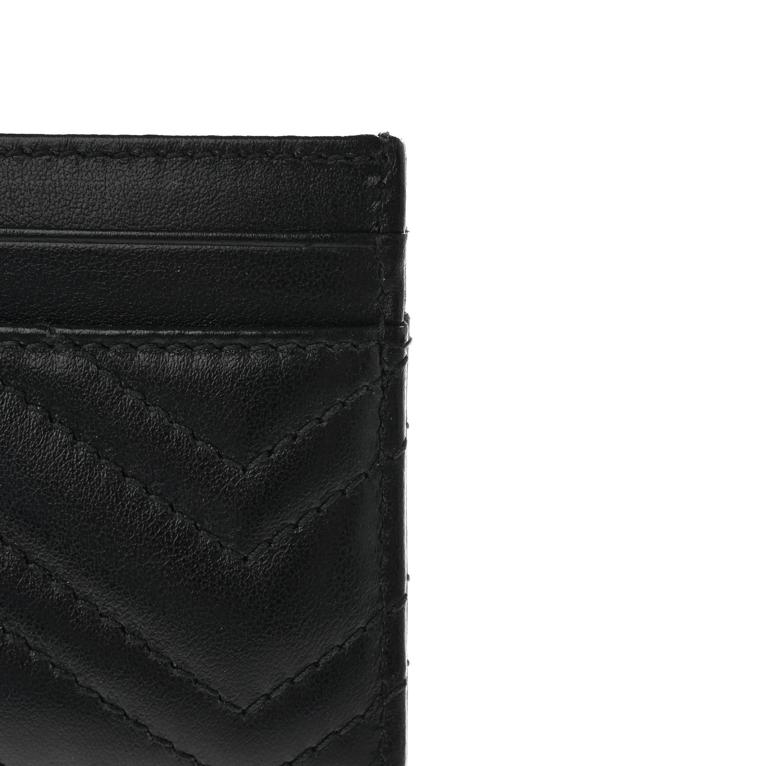 Gucci Calfskin Matelasse GG Marmont Card Holder Black 10 of 12