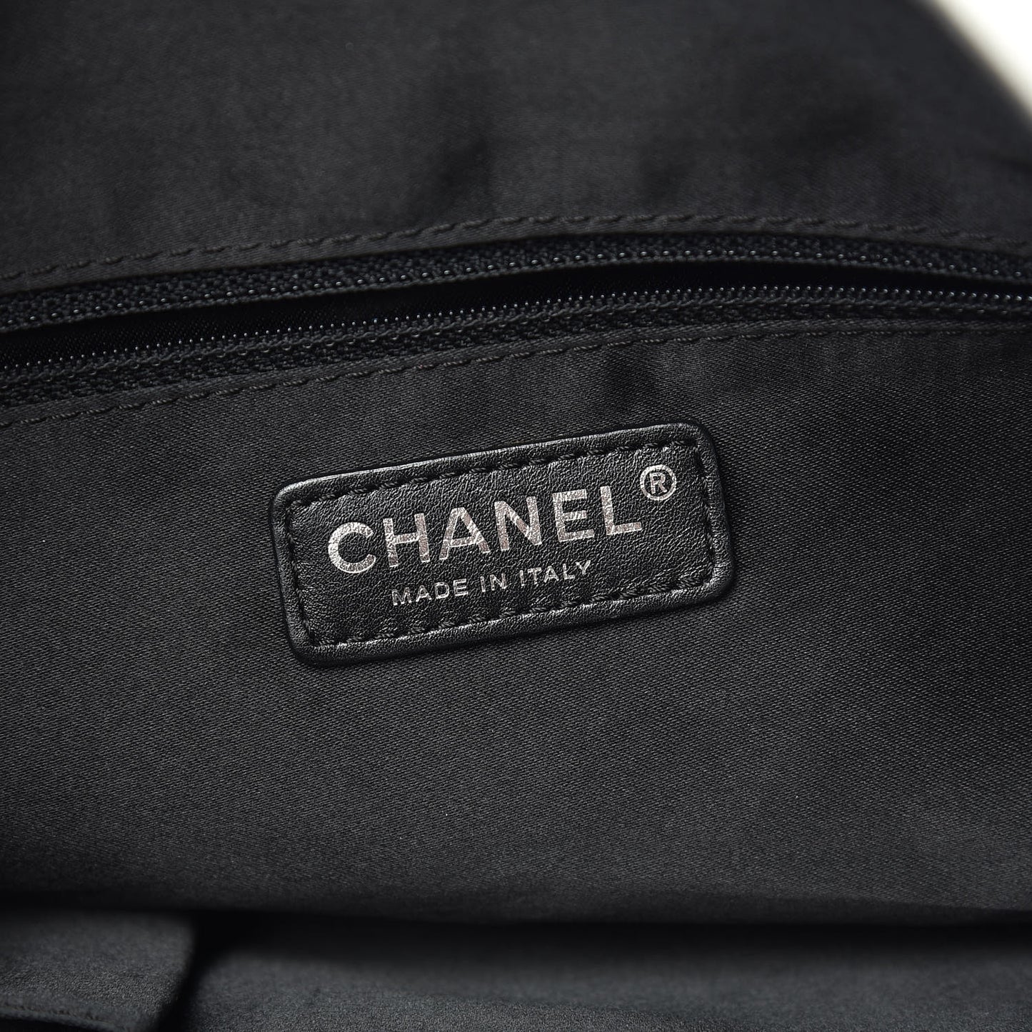 Lambskin Chain CC Tote White