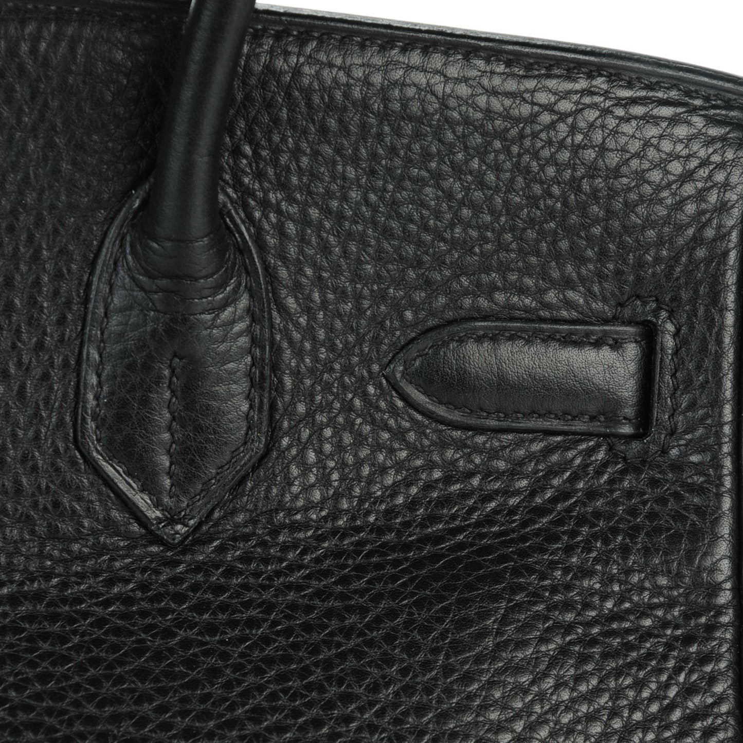 Taurillon Clemence Birkin 30 Black