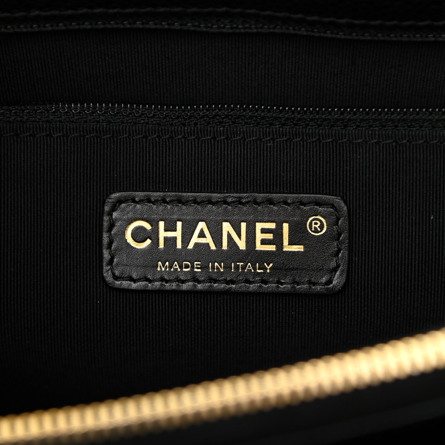 Chanel Caviar Quilted Grand Shopping Tote GST Black 6 of 8