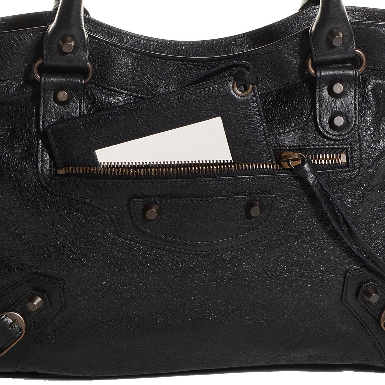 Balenciaga Agneau Classic Hardware Town Black 23 of 23
