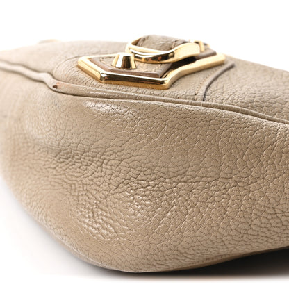 Balenciaga Chevre Gold Metallic Edge Hardware Hip Beige Latte 10 of 11