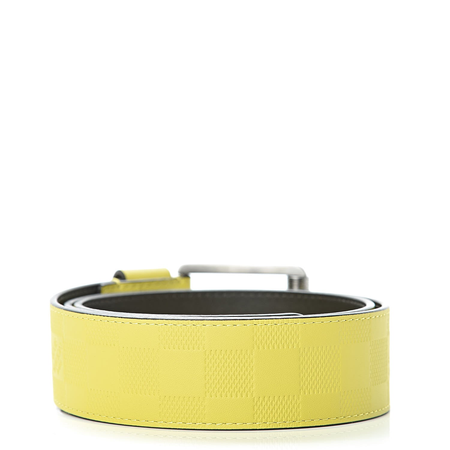 Louis Vuitton Damier Infini 40mm Belt 90 36 Vert Acide 3 of 7