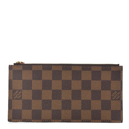 Louis Vuitton Damier Ebene Felicie Chain Wallet Zippered Insert 1 of 6