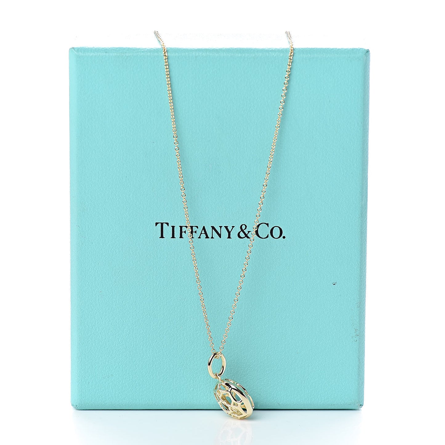 18K Yellow Gold Paloma Picasso Zellige Medallion Pendant Necklace