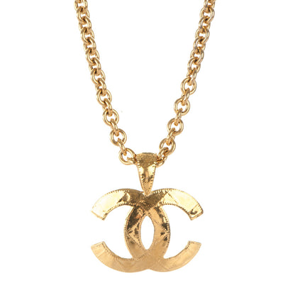 Chanel Quilted CC Long Chain Necklace Gold 1 of 5