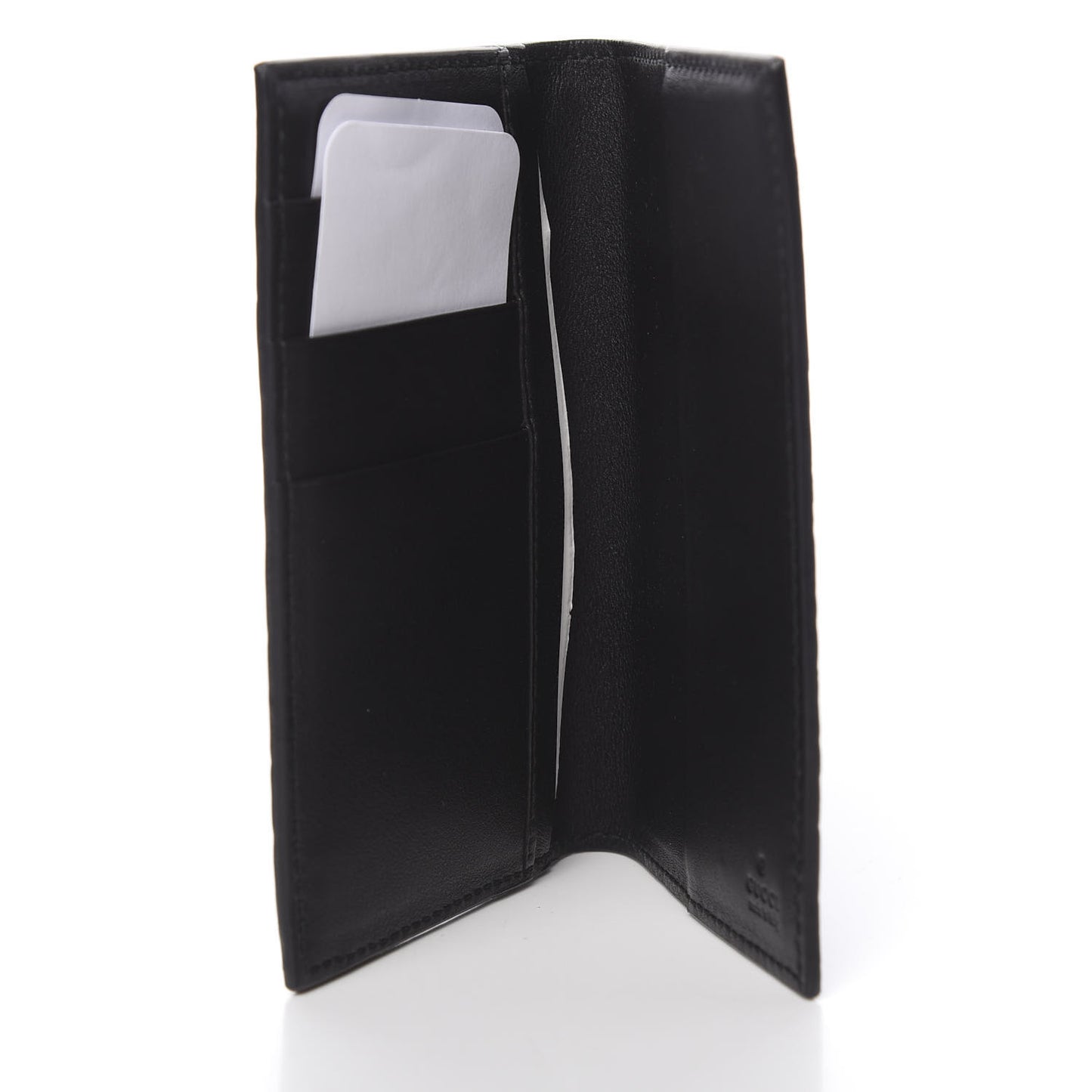 Crocodile Passport Case Black