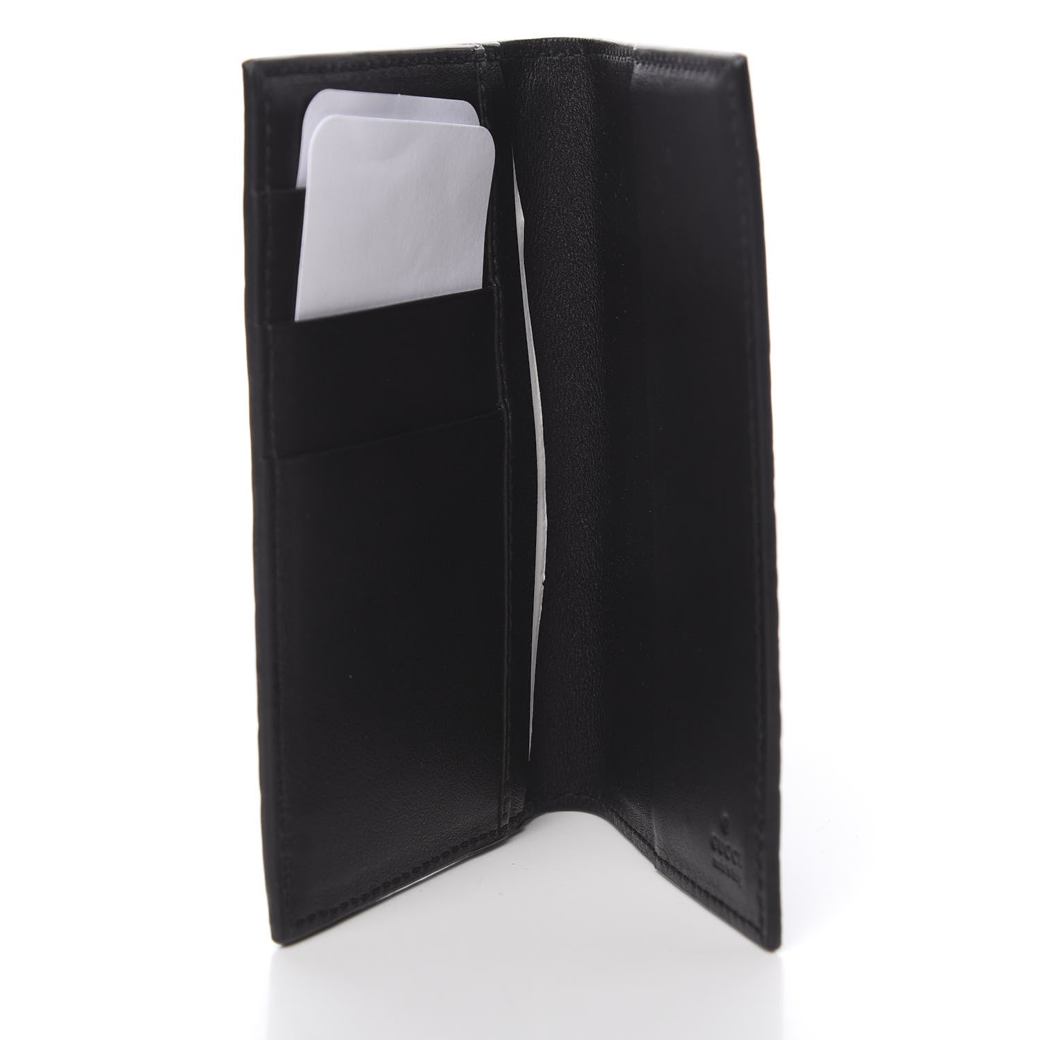 Gucci Crocodile Passport Case Black 5 of 9