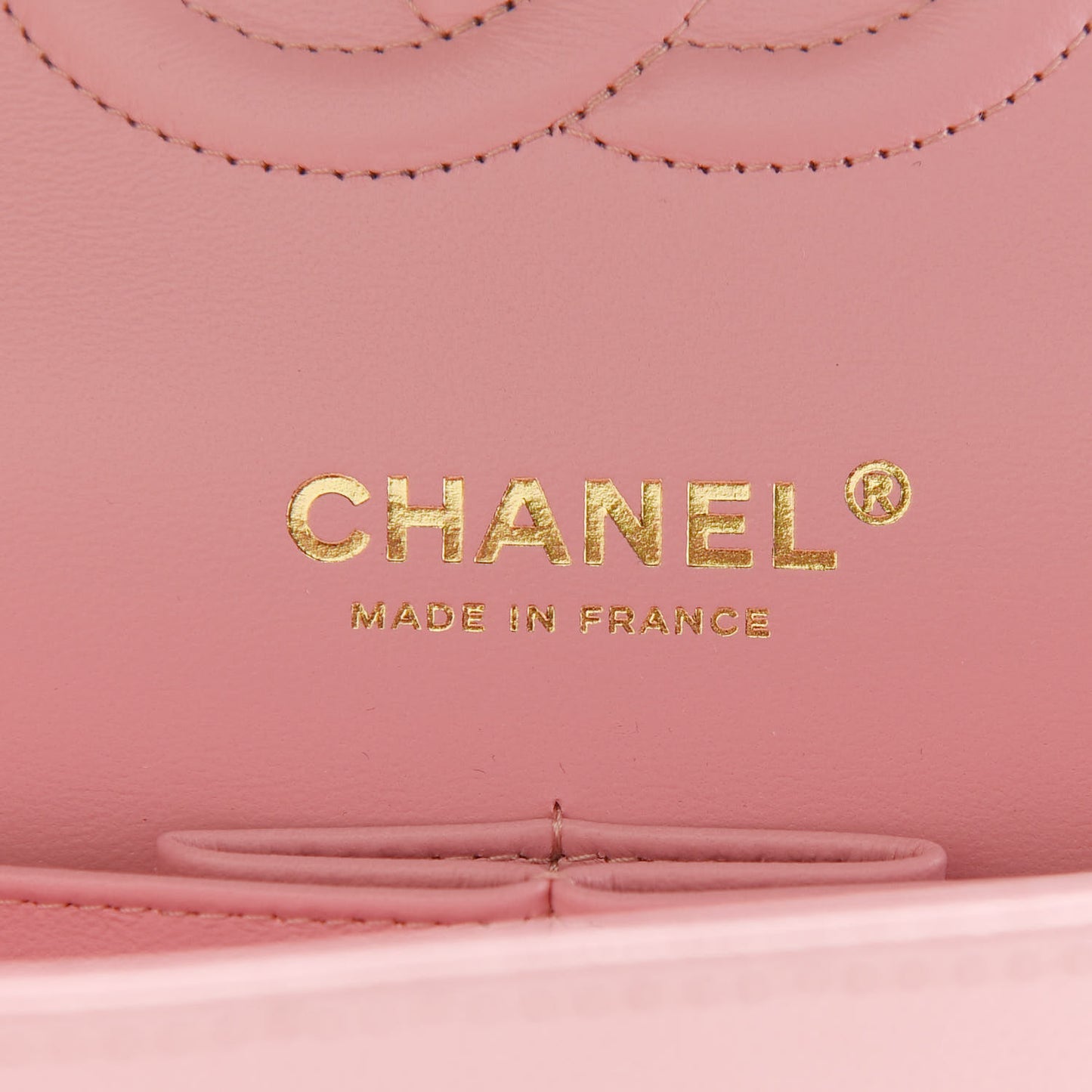 Caviar Quilted Medium Double Flap Pink