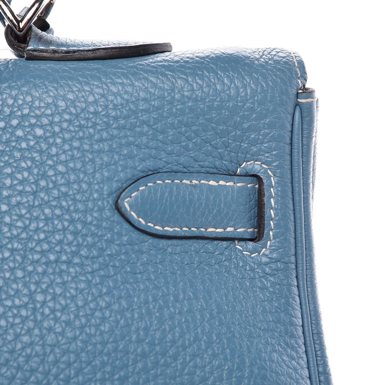 Hermes Togo Kelly Retourne 35 Blue Jean 12 of 41