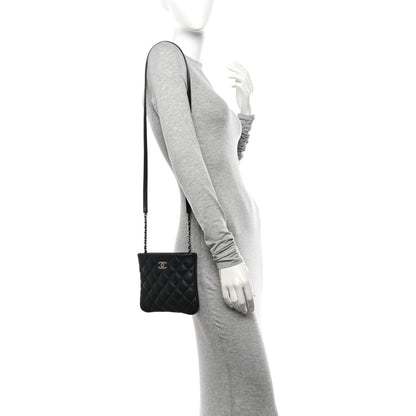 Chanel Lambskin Quilted Crossbody Bag Black 2 of 11