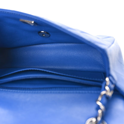Chanel Lambskin Quilted Mini Rectangular Flap Blue 5 of 11