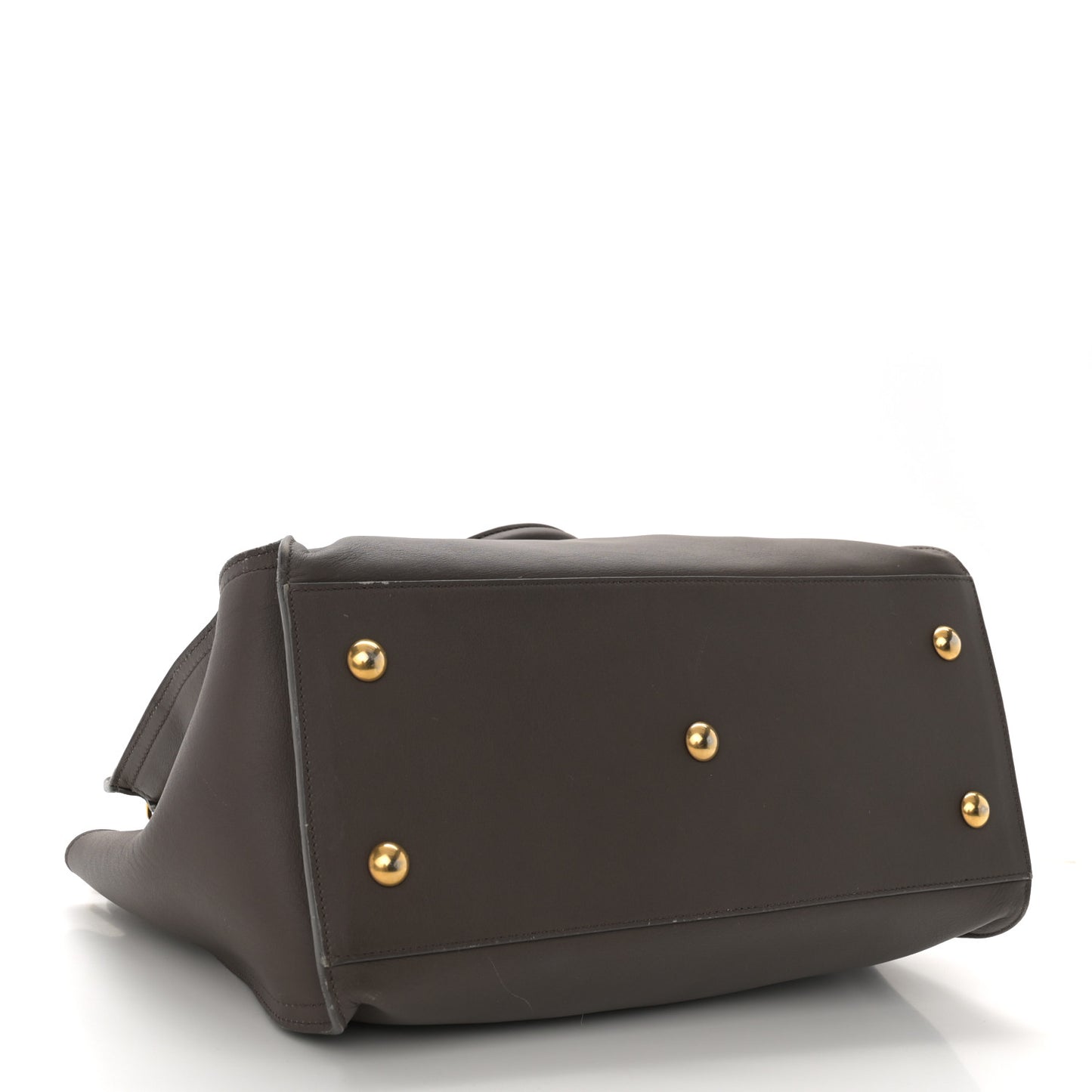 Calfskin Small Classic Y Cabas Gray