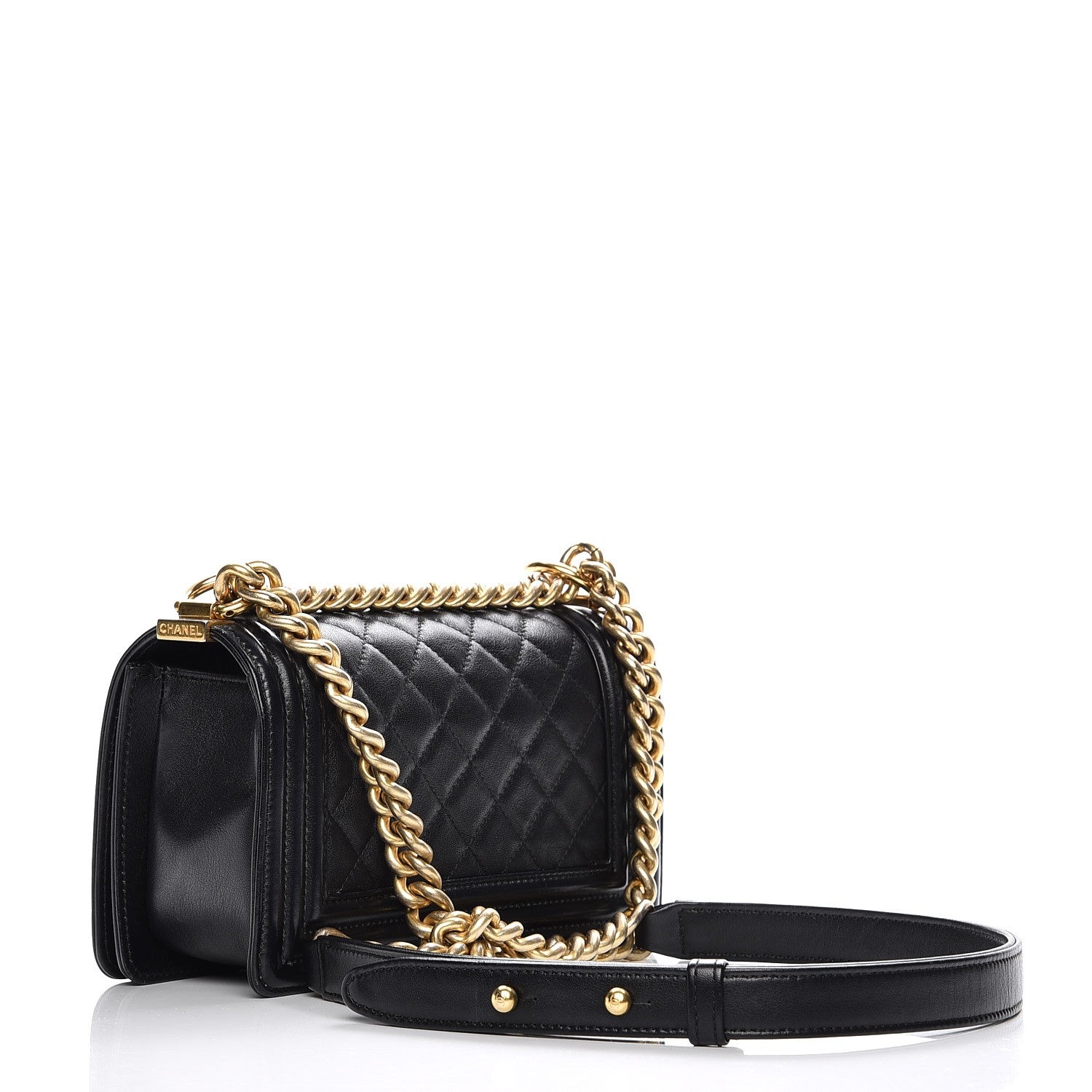 Chanel Calfskin Quilted Small Boy Flap Black 3 of 9