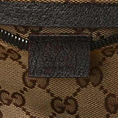 Gucci GG Monogram Double Pocket Belt Bag Dark Brown 6 of 8