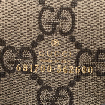 Gucci X BALENCIAGA GG Supreme Monogram Card Case Wallet Beige Ebony 6 of 8