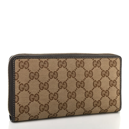Gucci Monogram Princy Zip Around Wallet Dark Brown 3 of 8