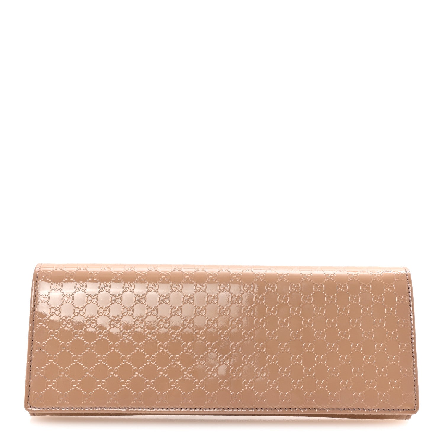 Gucci Patent Microguccissima Small Broadway Clutch Dark Cipria 1 of 8